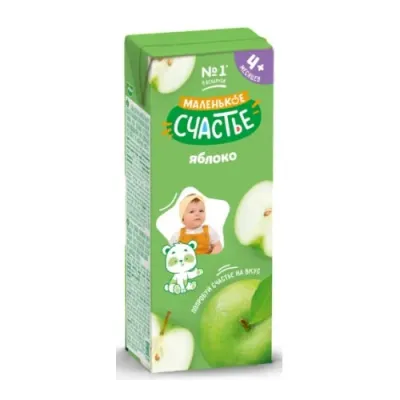 "Маленькое счастье" suc de mere 200 ml. (4m +)