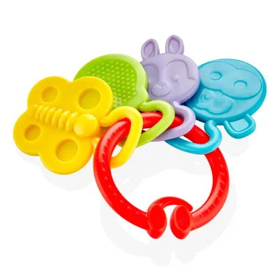 Jucarie dentitie BabyJem Rattle Teether Rosie