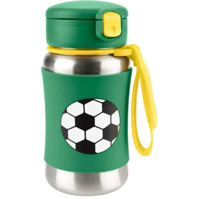 Sticluta cu pai din otel inoxidabil Skip Hop Spark Football foto