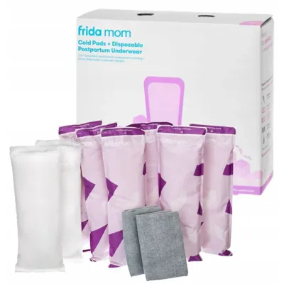 Absorbante racoritoare postnatale Frida Mom Maxi + 2 chilotei postnatali