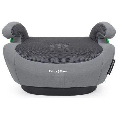Scaun auto booster Petite&Mars Optimus Pro i-Size Grey Air, 125-150 cm