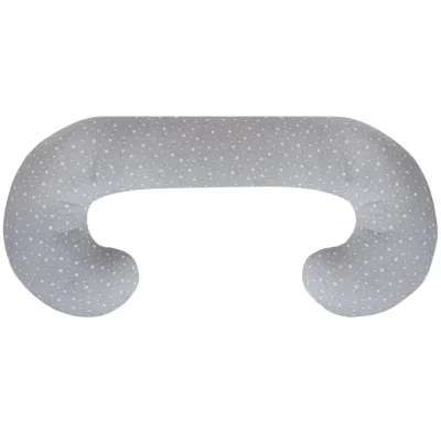 Perna pentru maternitate Ceba Baby Physio Duo Jersey Grey Stars, 300 cm