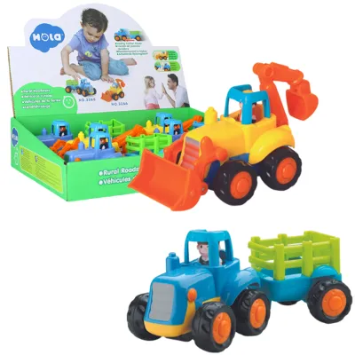 Masinute in asortiment "Buldozer si Tractor", 2 modele