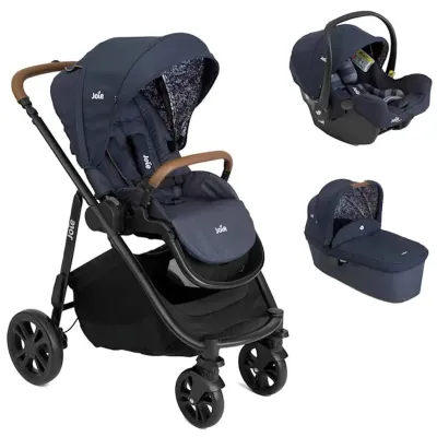 Carucior 3 in 1 Joie Versatrax E Navy Blazer foto