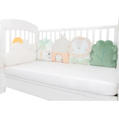 Set perne de plus pentru patut KikkaBoo Jungle King foto