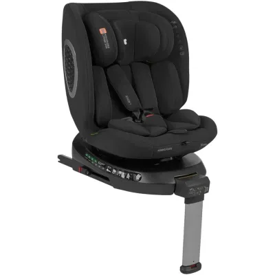 Scaun auto rotativ cu isofix KikkaBoo i-Rove Black, 40-150 cm foto