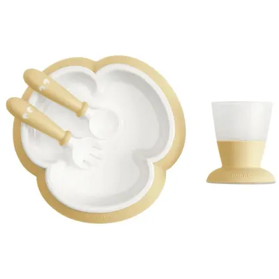 Set pentru hranire BabyBjorn Powder Yellow foto