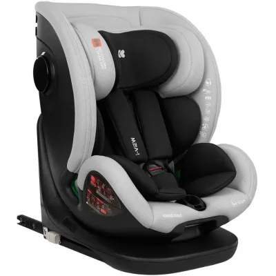 Scaun auto KikkaBoo i-View Light Grey i-Size, 40-150 cm foto