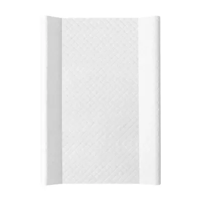 Saltea de infasat tare pe 2 parti Ceba Baby Comfort Caro White, 80x50 cm foto