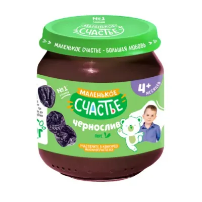 "Маленькое счастье" piure de prune 80 gr. (4 m+)