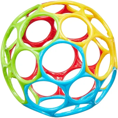 Jucarie Oball Easy-Grasp Minge multicolora foto