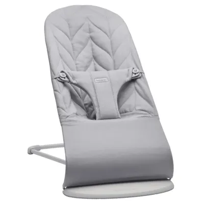 Balansoar BabyBjorn Bliss Light Grey, Bumbac foto