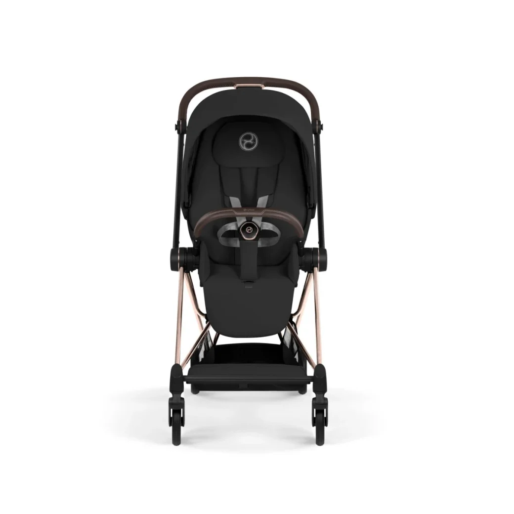 Carucior Cybex Mios 2 in 1 editia Platinum 2026 Sepia Black cadru rose gold