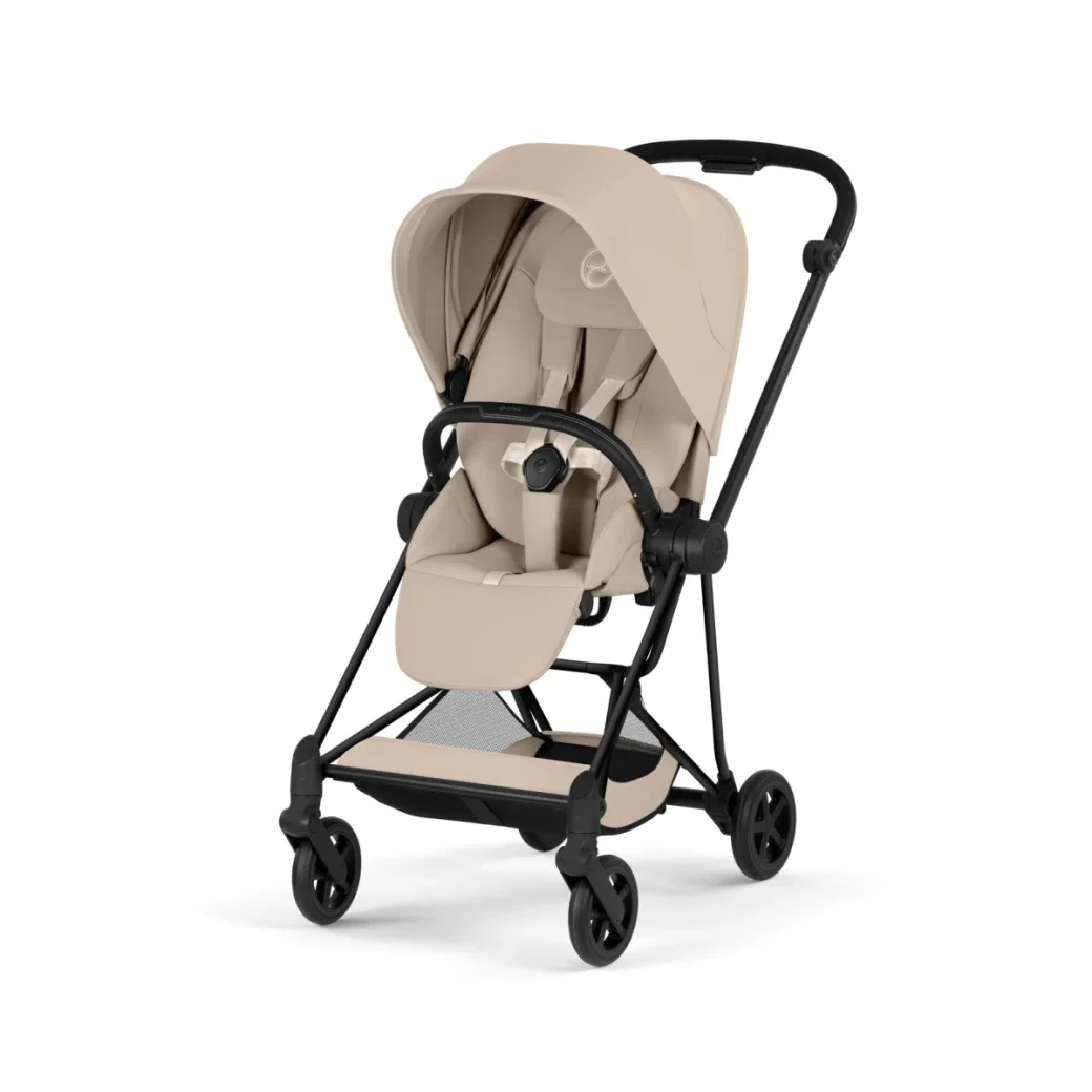 Коляска 2 в 1 Cybex Mios, коллекция Platinum 2026, Cozy Beige, рама Matt Black