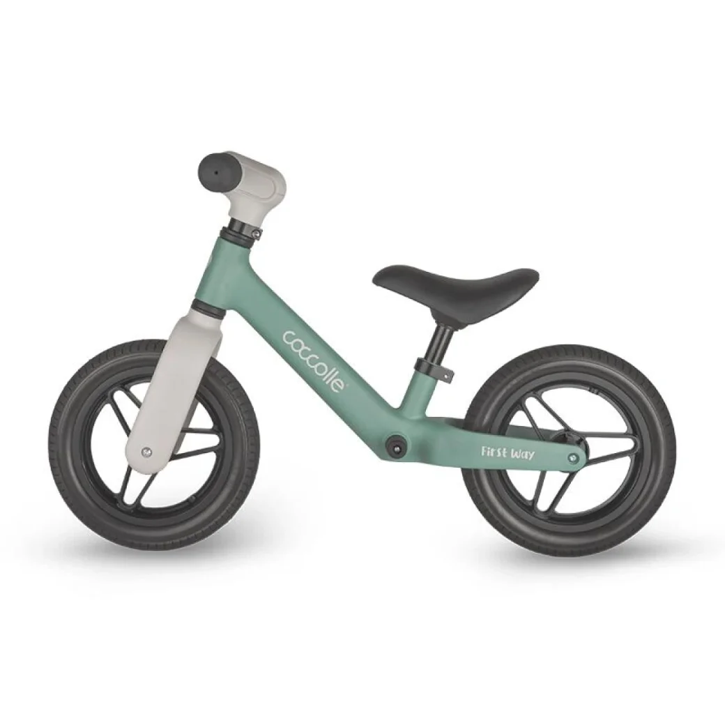 Беговел Coccolle First Way – Зелёно-бежевый