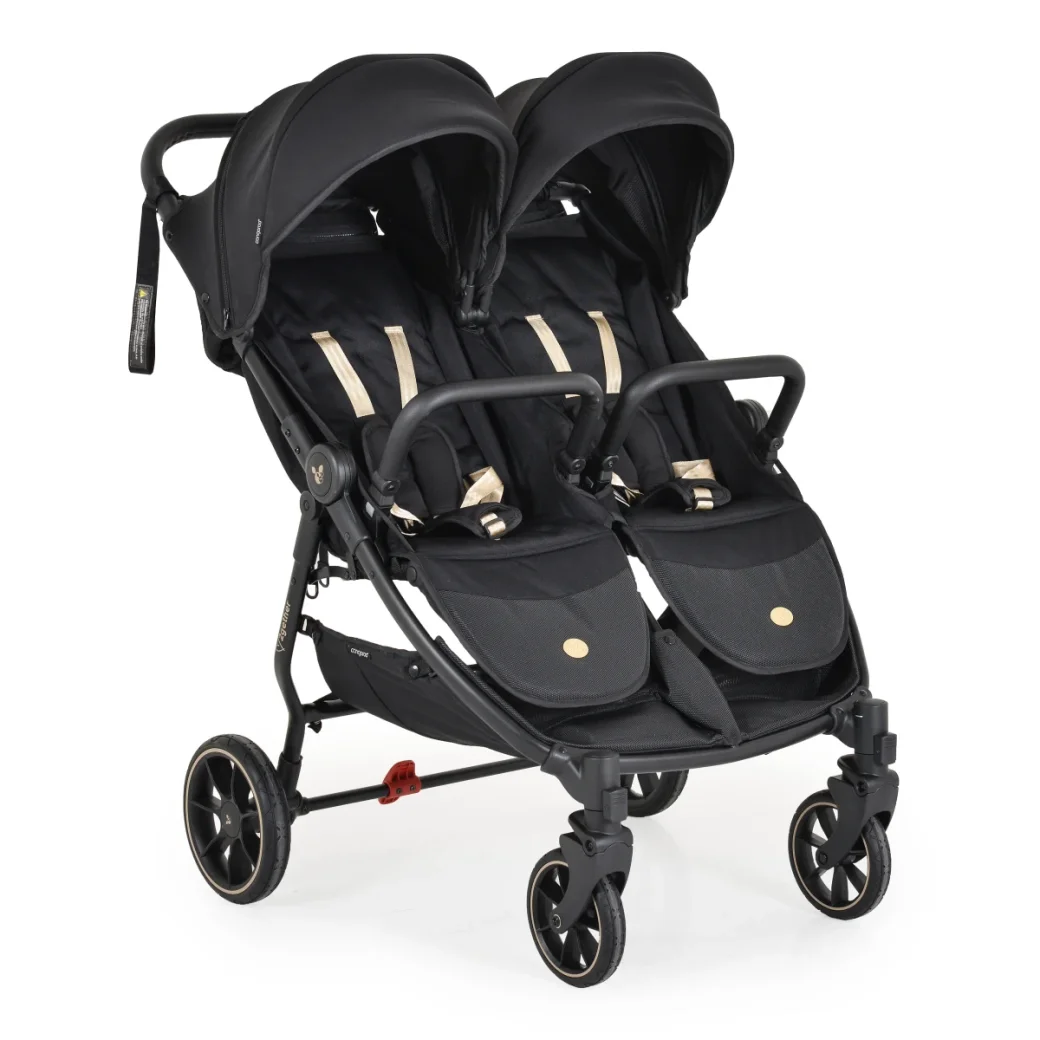 Moni Коляска для двойни 2Gether Modern - Black
