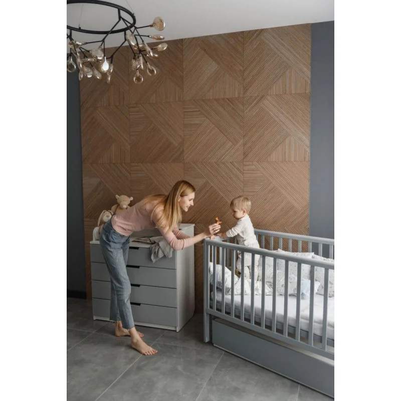 Pătuţ Eucalyptus Mia Premium (DS-401) Alb