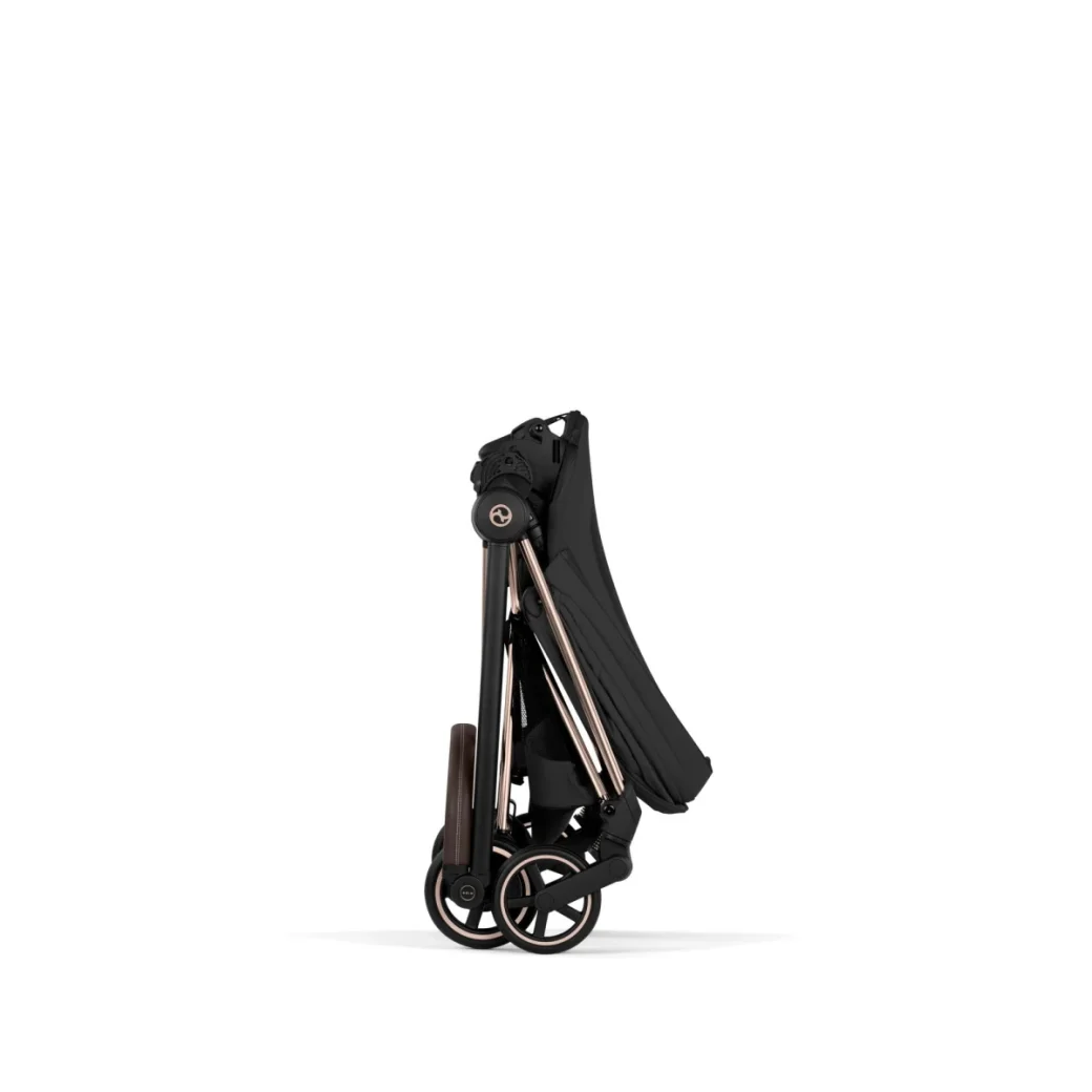 Carucior Cybex Mios 2 in 1 editia Platinum 2026 Sepia Black cadru rose gold
