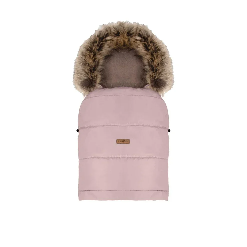 ZAFFIRO HUSA CARUCIOR IARNA + GEANTA GrowUP 4.0 - Beige Plush + Rose