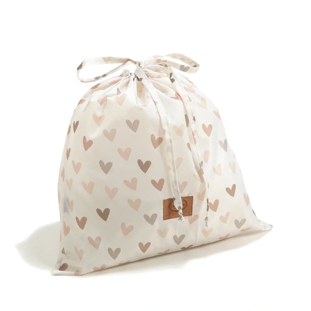 La Millou Geanta Weekend Bag Nylon HEARTBEAT BEIGE