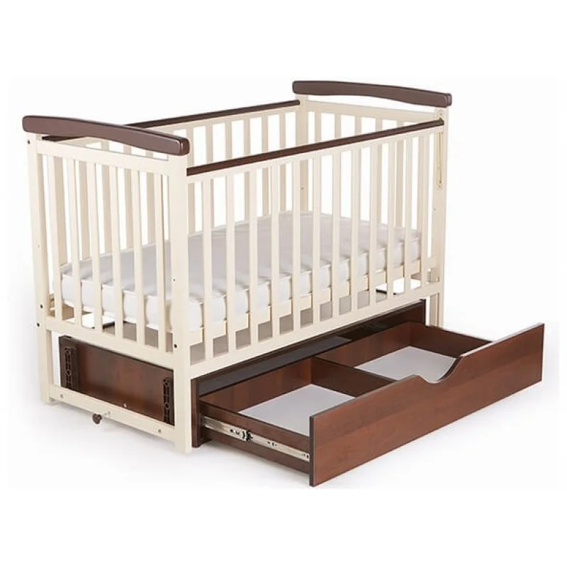 Pătuţ Eucalyptus Charlene-Combi Premium (DS-302) Vanilie/Nucă