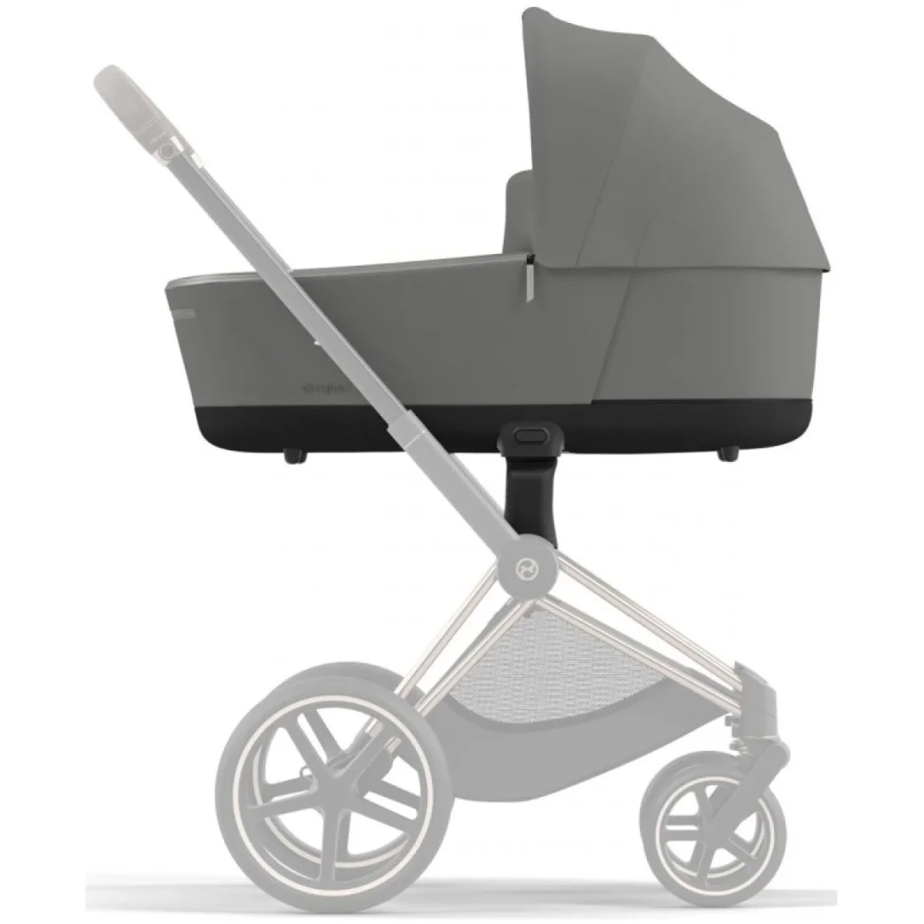 Cărucior 2 în 1 Cybex Priam Mirage Grey, șasiu Matt Black - Preț, Recenzii și Cumpărare Online