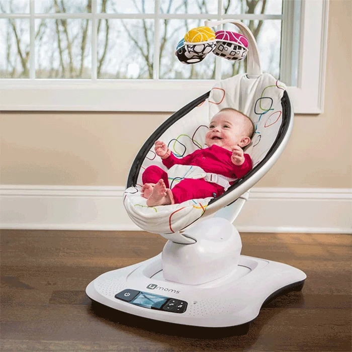 Leagăn pentru bebeluș mamaRoo4 Multi Plush
