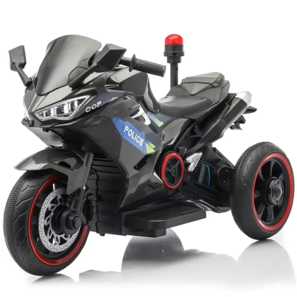 Motocicletă electrică pentru copii 12V 4.5Ah cu roți EVA, cu 3 roți