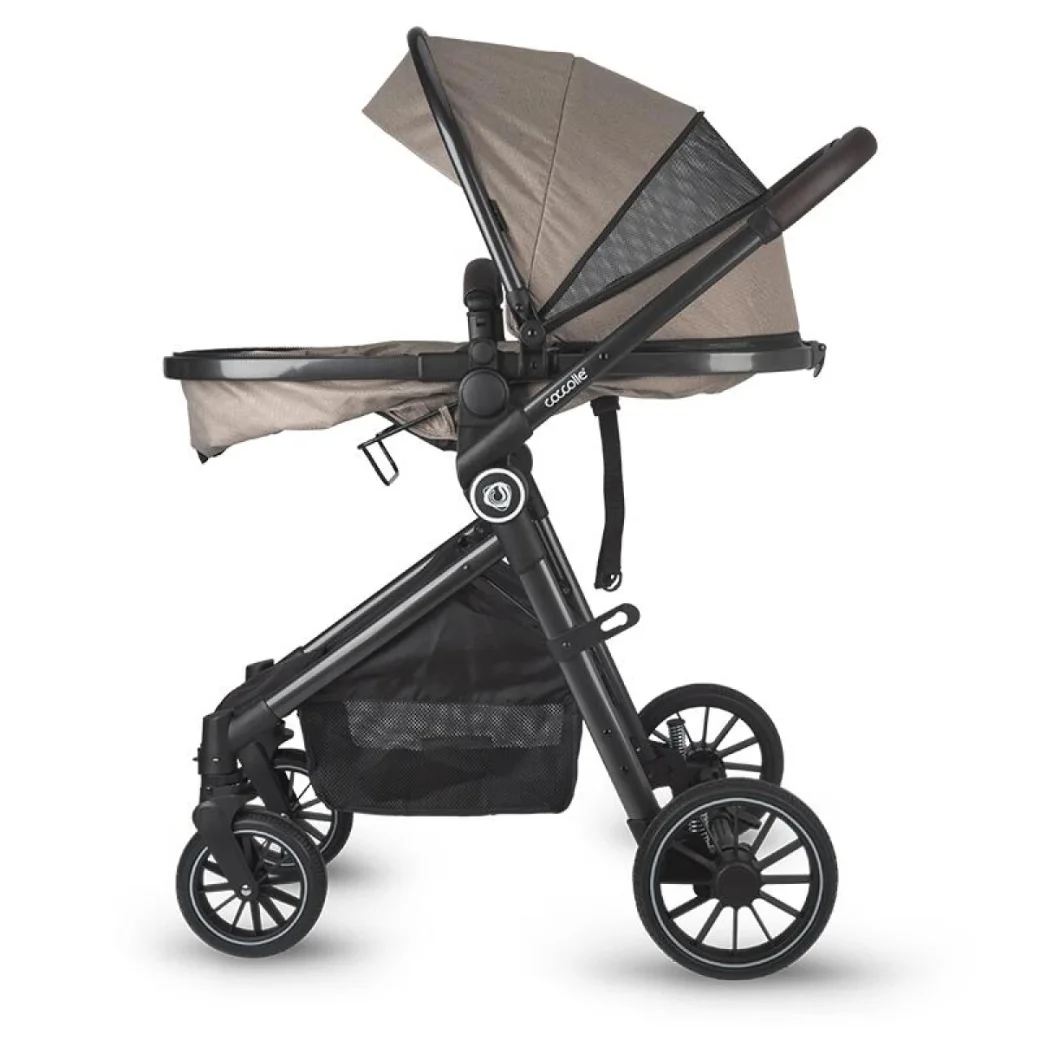 Carucior 3in1 cu landou transformabil Coccolle Ago- Dessert taupe