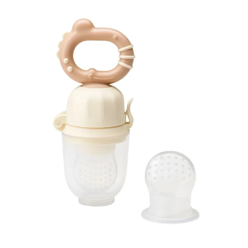Силиконовое устройство для кормления (Ниблер) BabyOno Beige
