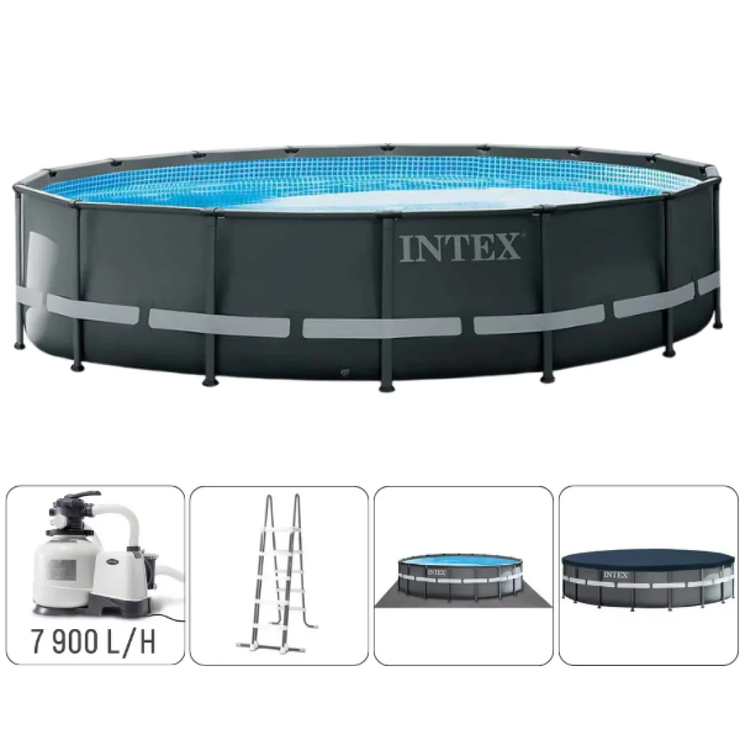 Узнайте больше о INTEX Бассейн ULTRA XTR FRAME 549x132cm, 26423Л, металлический каркас, с фильтрующим насосом, с фильтрующим насосом. Смотрите отзывы, сравнивайте цены и покупайте безопасно онлайн.