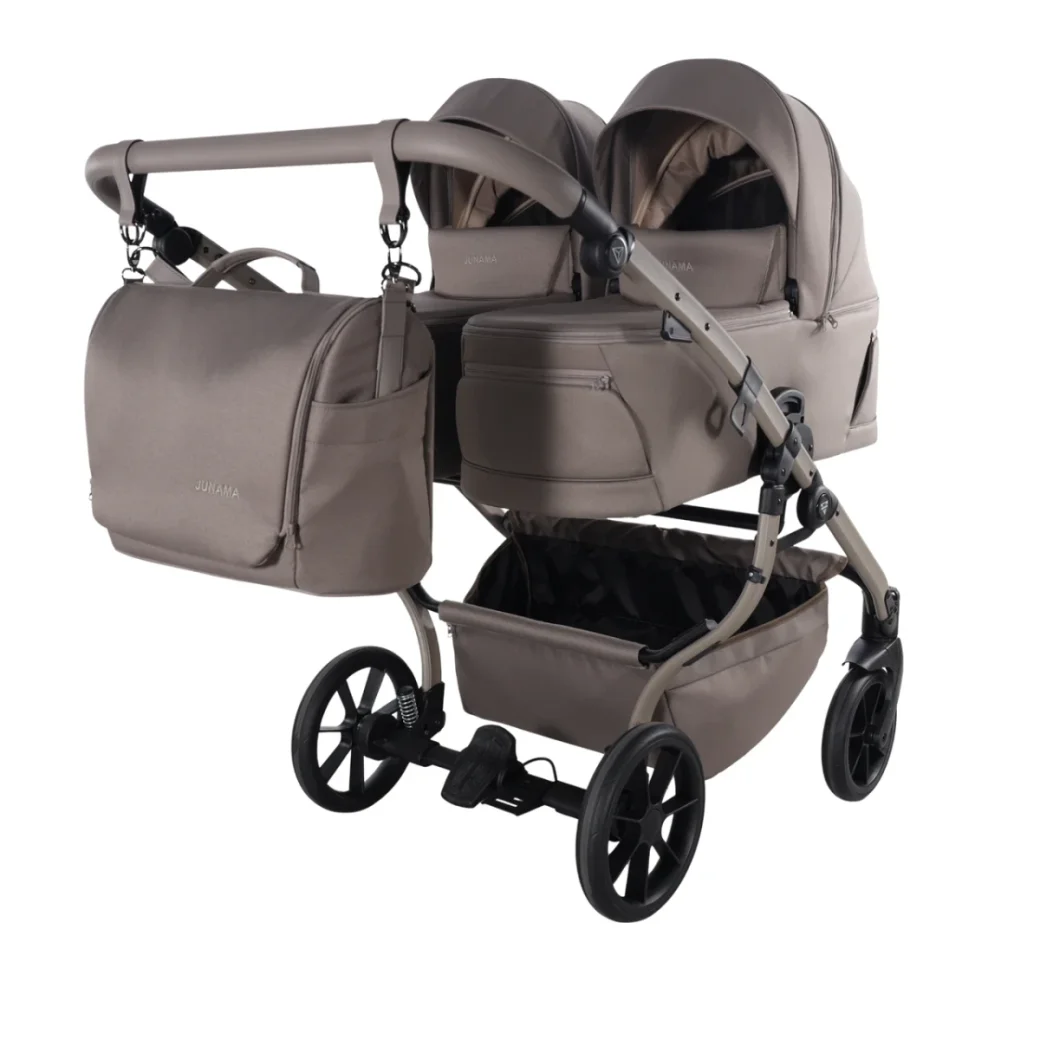 Коляска для двойни 2 в 1 Junama Cappuccino V4