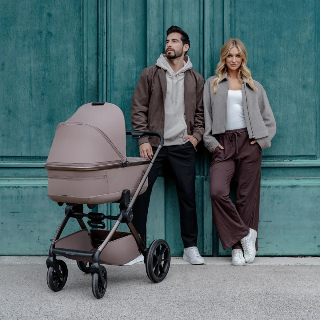 Espiro Clodi 2026 – cărucior 2-în-1 ușor pentru oraș - FASHIONABLE BROWN