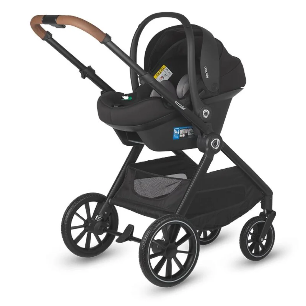 Carucior modular 3in1 Coccolle Aspen Moss green cu Scoica auto iSize Coccolle Rilax Greystone