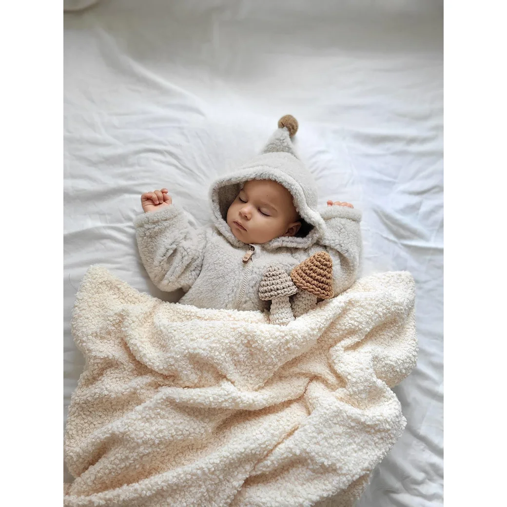 Hanorac Zaffiro 100% Lână Merinos - Gri - 62/68