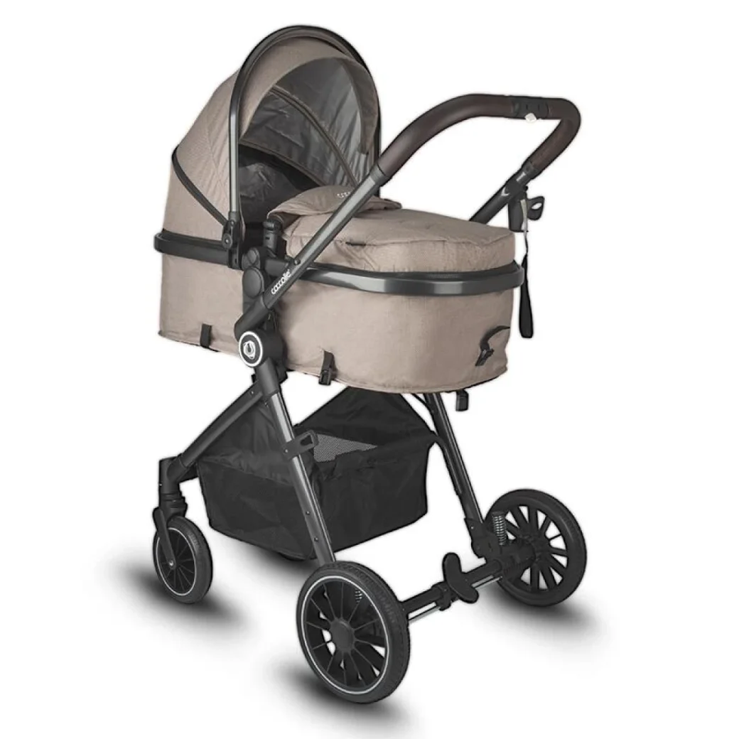 Carucior 3in1 cu landou transformabil Coccolle Ago- Dessert taupe