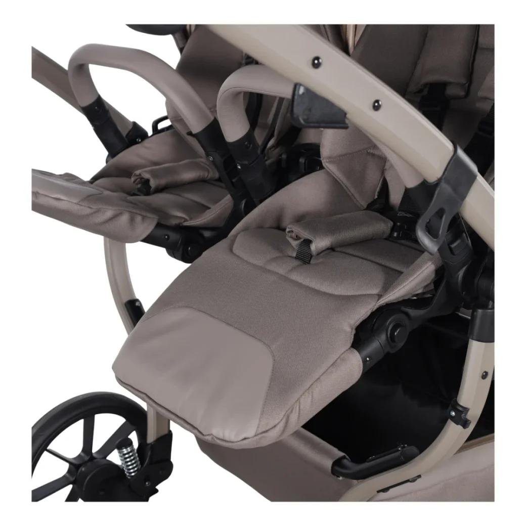 Коляска для двойни 2 в 1 Junama Cappuccino V4