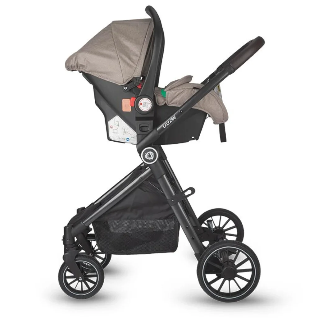 Carucior 3in1 cu landou transformabil Coccolle Ago- Dessert taupe