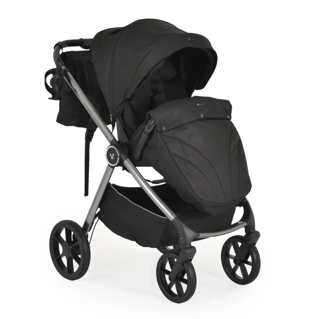 Moni Коляска 3 в 1 Unique - Carbon Black