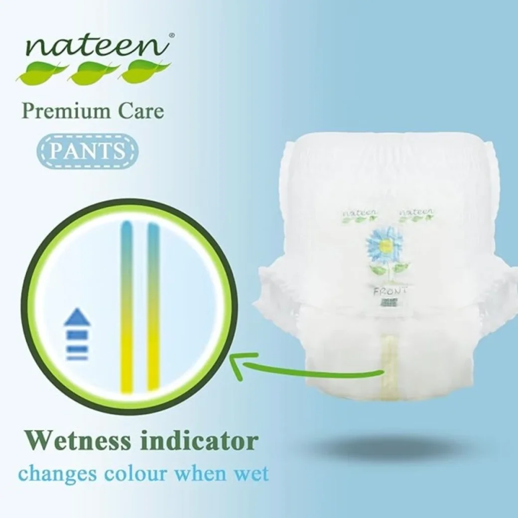 Подгузники-трусики Nateen Eco-Friendly Premium №4 для 9–14 кг: 20 шт, гипоаллергенные