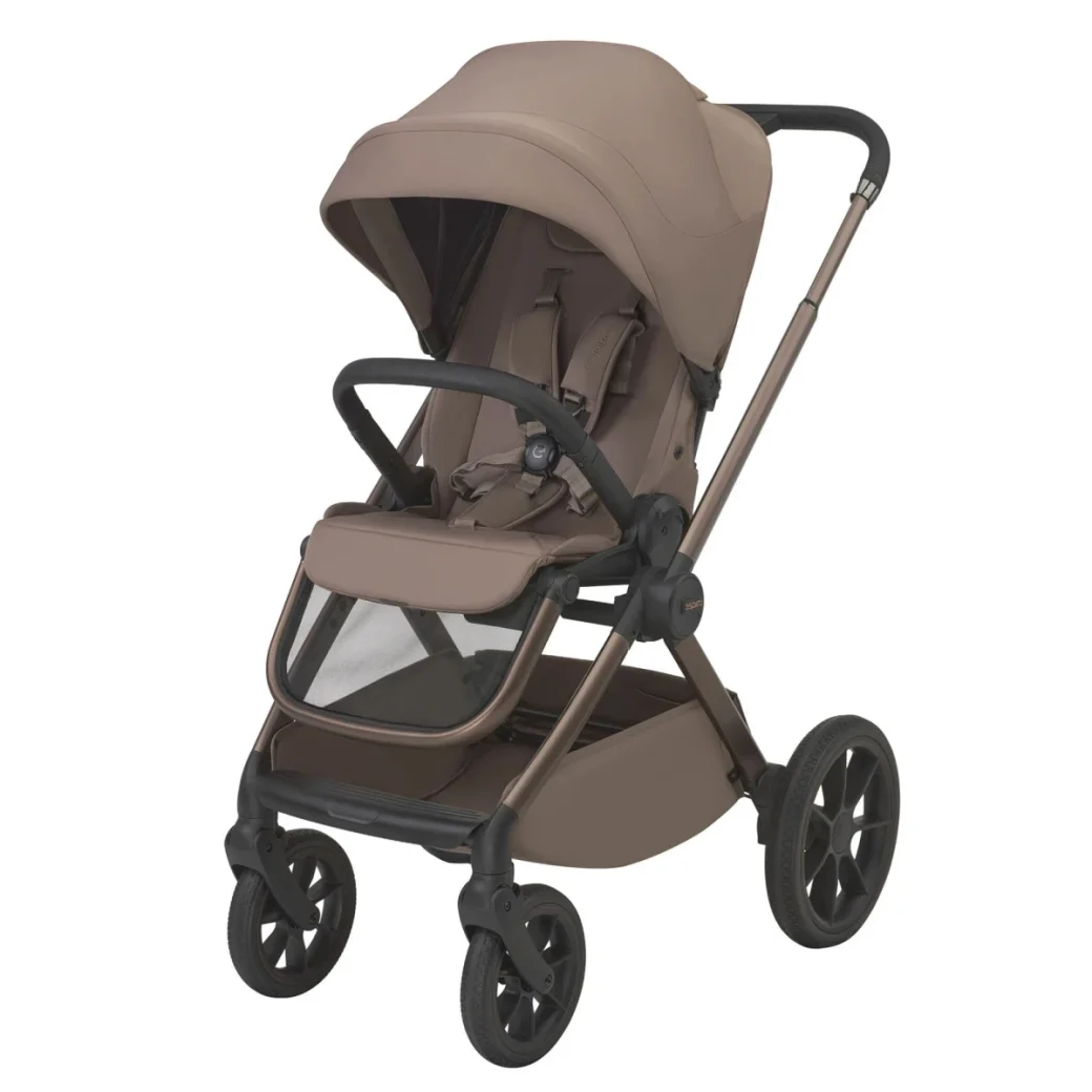 Espiro Clodi 2026 – cărucior 2-în-1 ușor pentru oraș - FASHIONABLE BROWN
