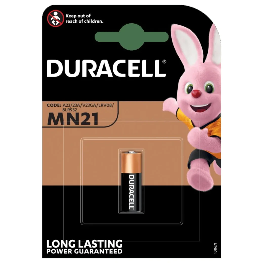 DURACELL BATTERY ALKALINE MN21 B1