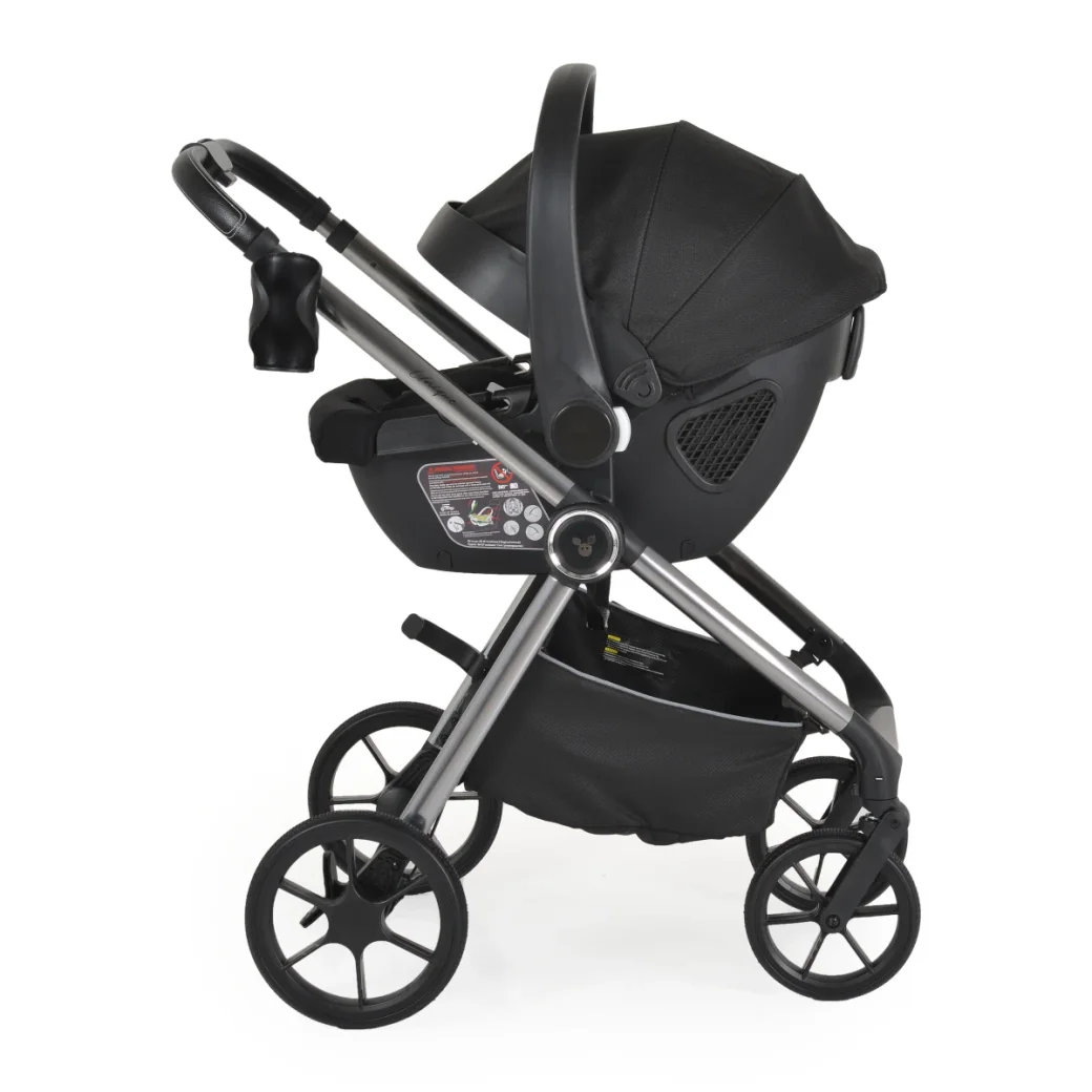 Moni Коляска 3 в 1 Unique - Carbon Black