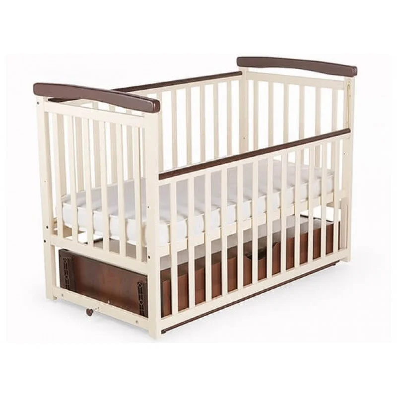 Pătuţ Eucalyptus Charlene-Combi Premium (DS-302) Vanilie/Nucă