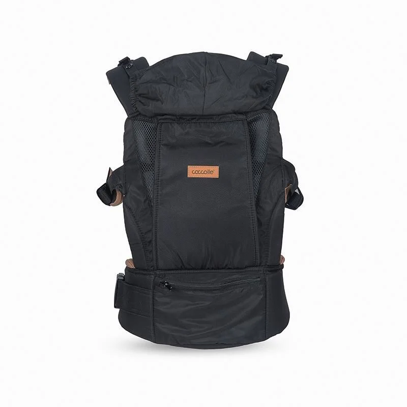 Marsupiu ergonomic multifunctional 2in1 Coccolle Gemini Negru