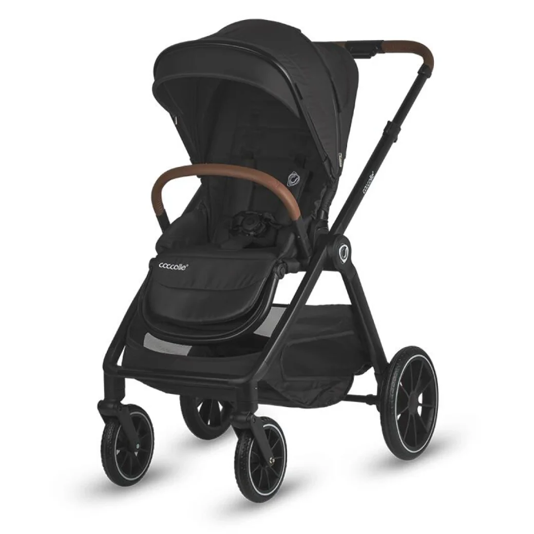 Carucior modular 3in1 Coccolle Aspen Jet Black cu Scoica auto iSize Coccolle Rilax Greystone