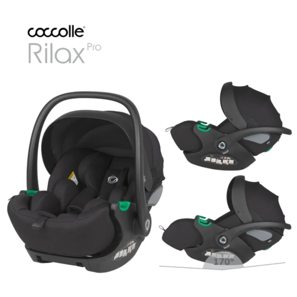 Scoica auto iSize Coccolle Rilax Black 0-13 kg