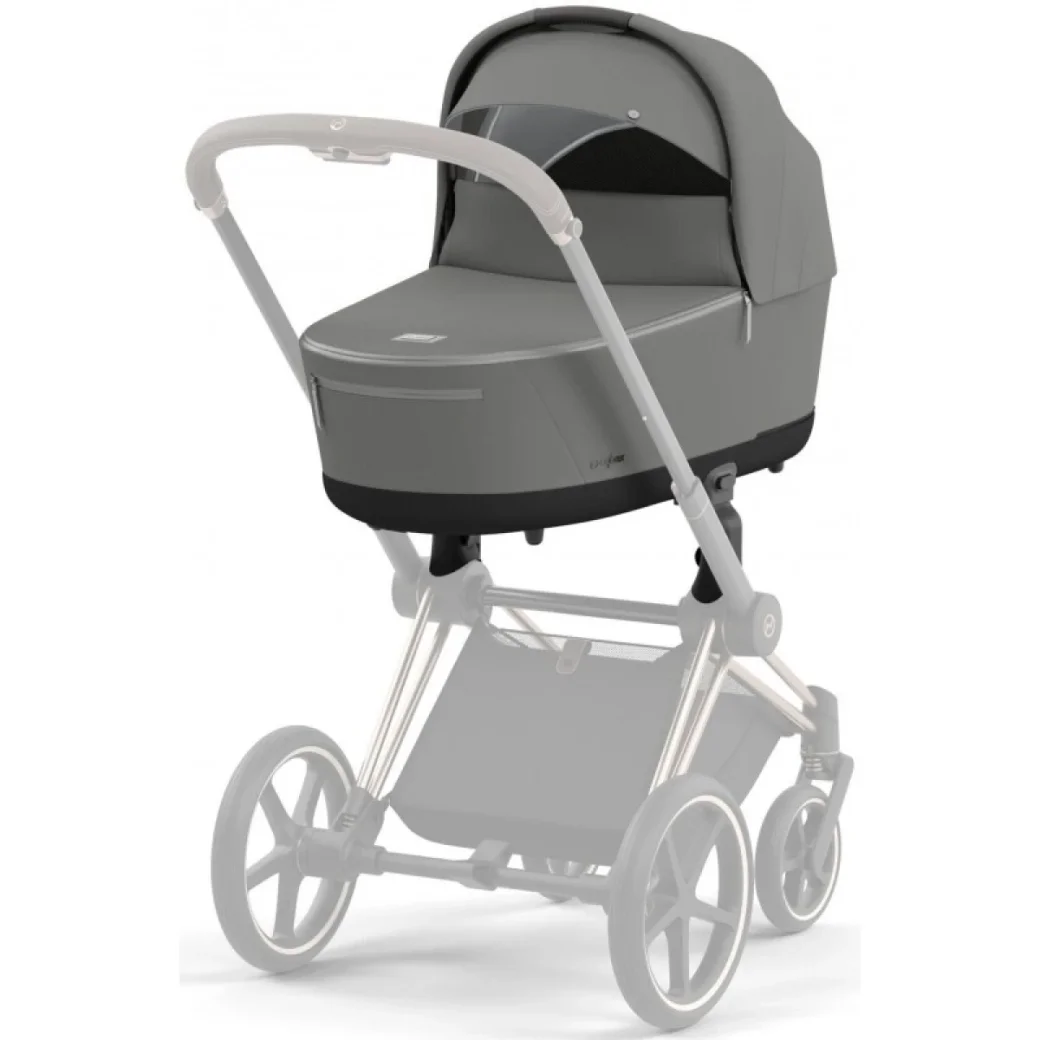 Cărucior 2 în 1 Cybex Priam Mirage Grey, șasiu Matt Black - Preț, Recenzii și Cumpărare Online