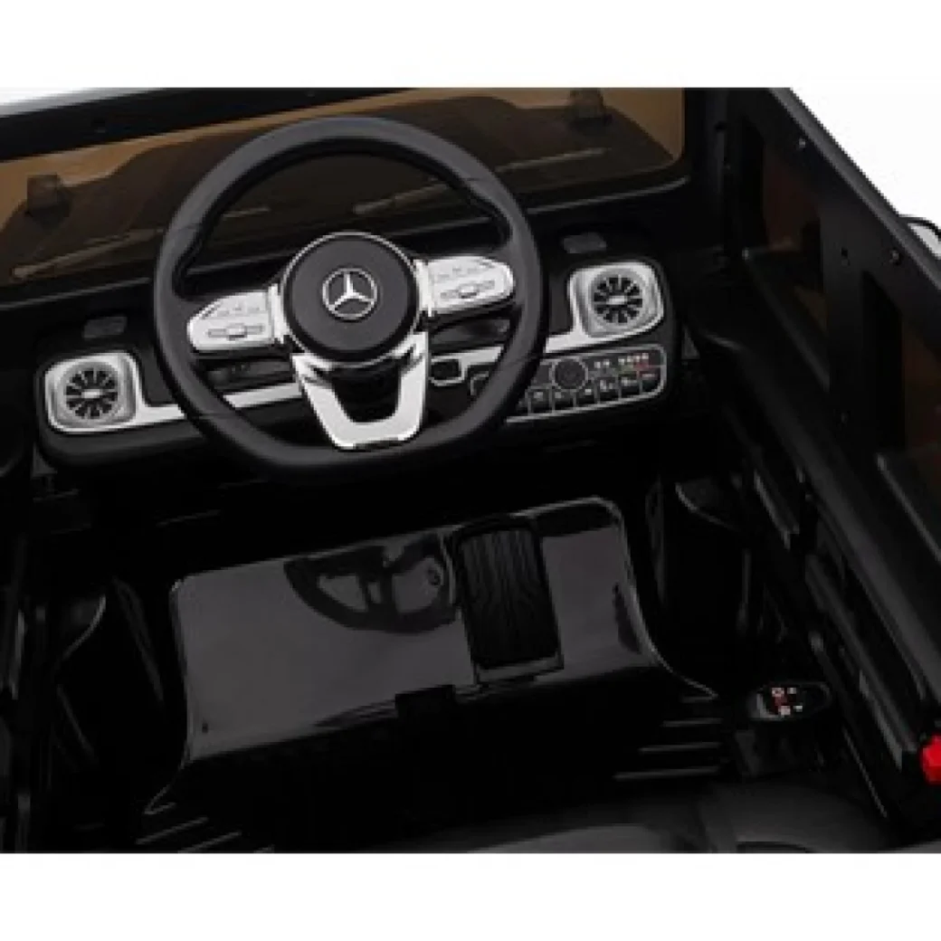 Детский электромобиль Mercedes-Benz G500 4x4 с пультом, EVA колёса, кожаное сиденье, 12V