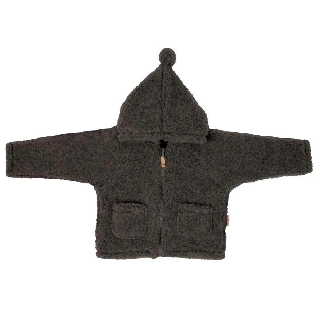 Hanorac Zaffiro 100% Lână Merino - Gri grafit - 62/68